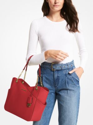 Jet Set Large Saffiano Leather Shoulder Bag - Image 20