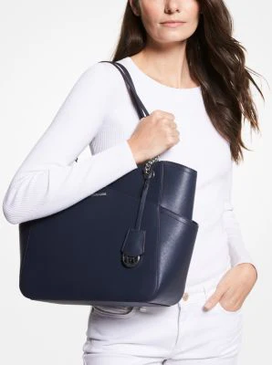 Jet Set Large Saffiano Leather Tote Bag - Image 4