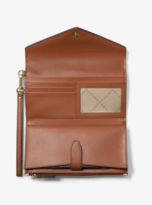 Jet Set Large Signature Logo Envelope Wristlet - Image 3
