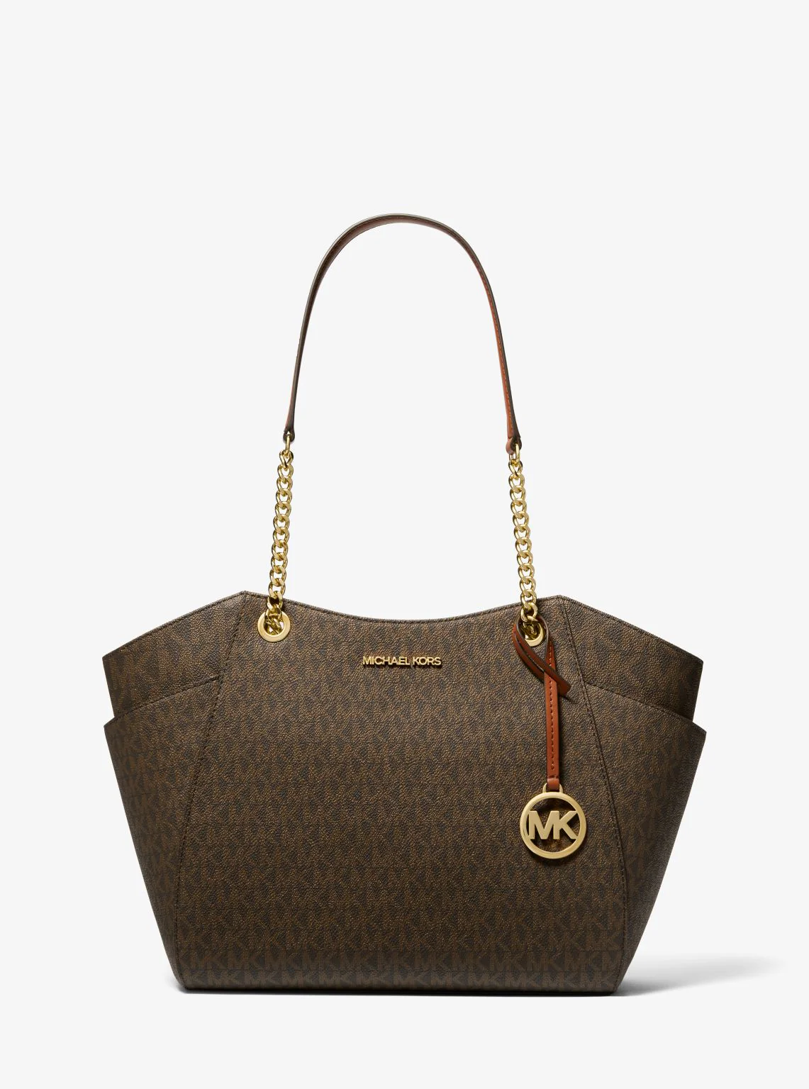 Jet Set Large Signature Logo Shoulder Bag - Image 9