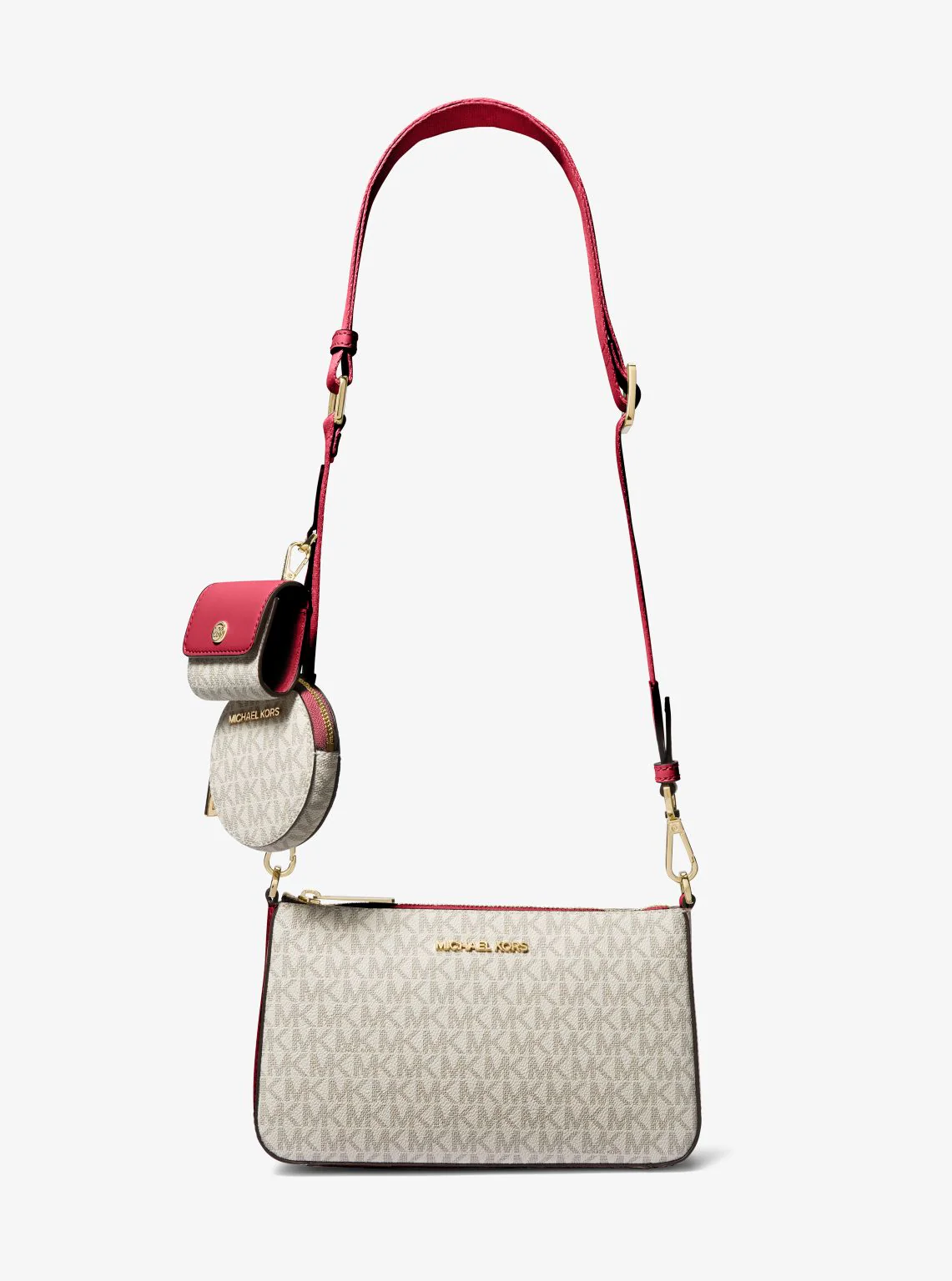 Jet Set Logo Crossbody Bag with Case for Apple Airpods Pro® - Image 9