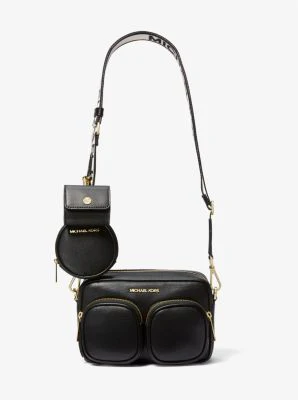 Jet Set Medium Leather Crossbody Bag with Case for Apple Airpods Pro® - Image 7