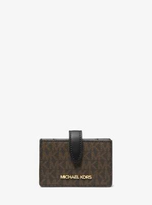 Jet Set Medium Logo Accordion Card Case - Image 17