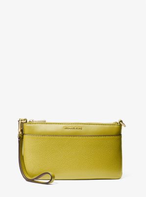 Jet Set Medium Pebbled Leather Wristlet - Image 12