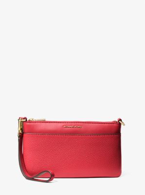 Jet Set Medium Pebbled Leather Wristlet - Image 8