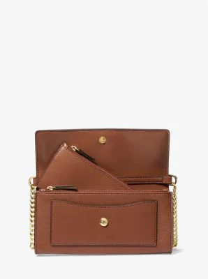 Jet Set Medium Saffiano Leather 2-in-1 Convertible Crossbody Bag - Image 12