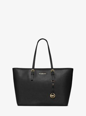 Jet Set Medium Saffiano Leather Top-Zip Tote Bag - Image 2