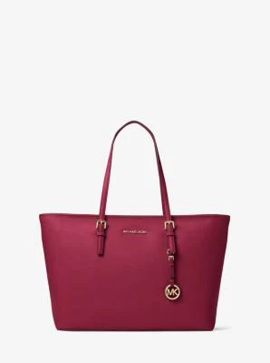 Jet Set Medium Saffiano Leather Top-Zip Tote Bag - Image 26