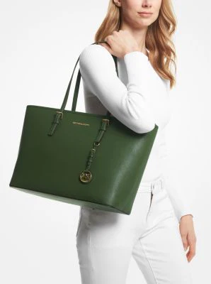 Jet Set Medium Saffiano Leather Top-Zip Tote Bag - Image 96