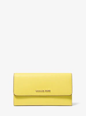 Jet Set Travel Crossgrain Leather Tri-Fold Wallet - Image 11