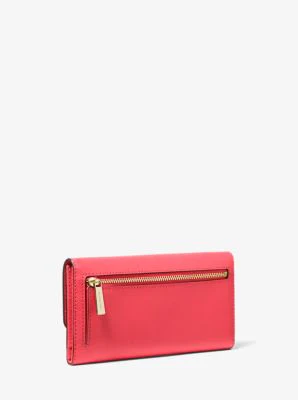 Jet Set Travel Crossgrain Leather Tri-Fold Wallet - Image 4