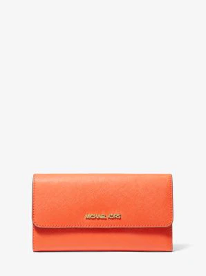 Jet Set Travel Crossgrain Leather Tri-Fold Wallet - Image 5