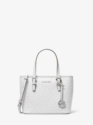 Jet Set Travel Extra-Small Logo Top-Zip Tote Bag - Image 2