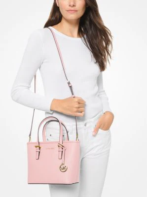 Jet Set Travel Extra-Small Saffiano Leather Top-Zip Tote Bag - Image 18