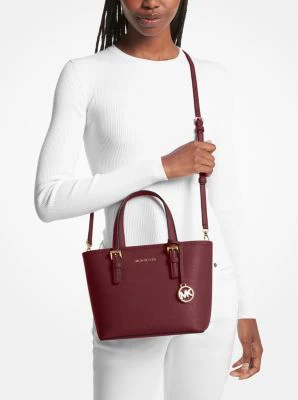 Jet Set Travel Extra-Small Saffiano Leather Top-Zip Tote Bag - Image 55