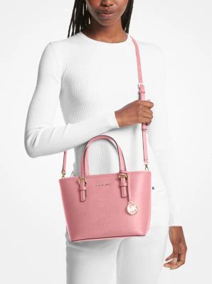 Jet Set Travel Extra-Small Saffiano Leather Top-Zip Tote Bag - Image 68