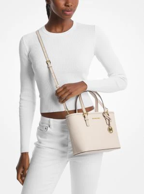 Jet Set Travel Extra-Small Saffiano Leather Top-Zip Tote Bag - Image 78