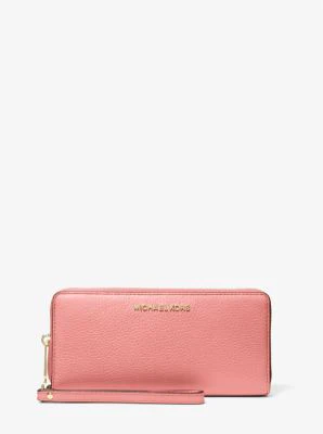 Jet Set Travel Large Pebbled Leather Wristlet - Image 2