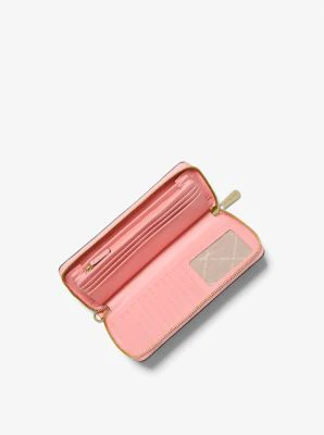 Jet Set Travel Large Pebbled Leather Wristlet - Image 3