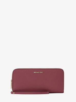 Jet Set Travel Large Pebbled Leather Wristlet - Image 32