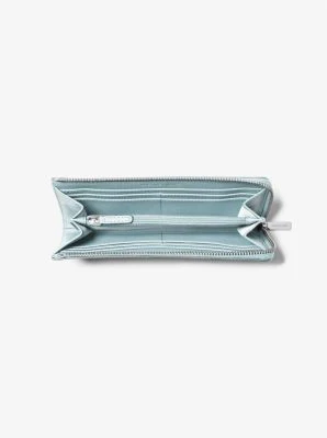 Jet Set Travel Large Saffiano Leather Quarter-Zip Wallet - Image 15