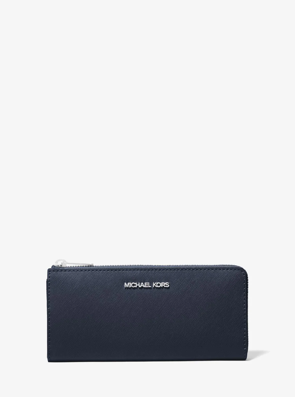 Jet Set Travel Large Saffiano Leather Quarter-Zip Wallet - Image 4