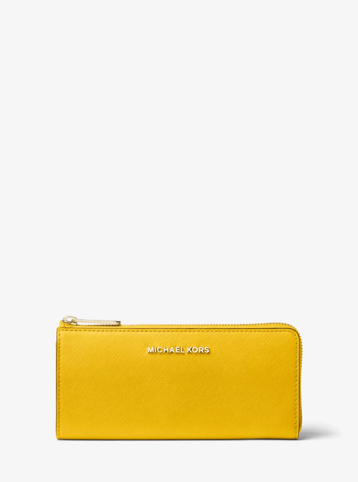 Jet Set Travel Large Saffiano Leather Quarter-Zip Wallet - Image 76