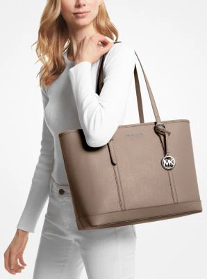 Jet Set Travel Large Saffiano Leather Tote Bag - Image 16