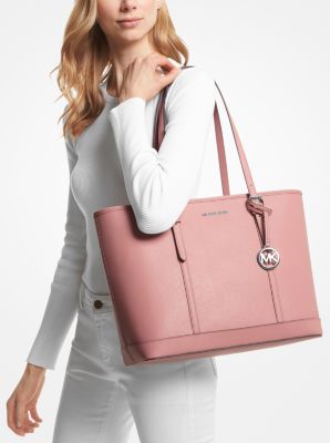 Jet Set Travel Large Saffiano Leather Tote Bag - Image 4