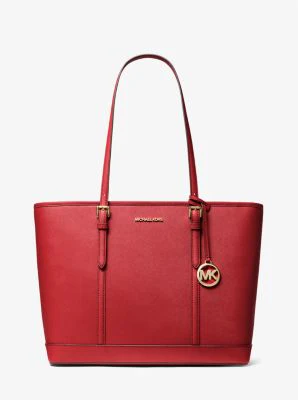 Jet Set Travel Large Saffiano Leather Tote Bag - Image 2