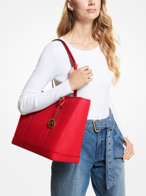 Jet Set Travel Large Saffiano Leather Tote Bag - Image 28