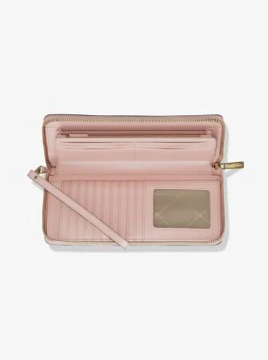 Jet Set Travel Large Signature Logo Continental Wristlet - Image 3