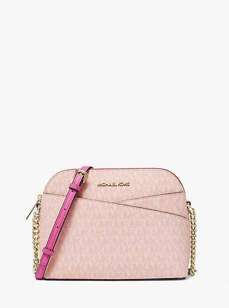 Jet Set Travel Medium Logo Dome Crossbody Bag - Image 45