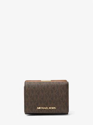 Jet Set Travel Medium Logo Trifold Wallet - Image 5