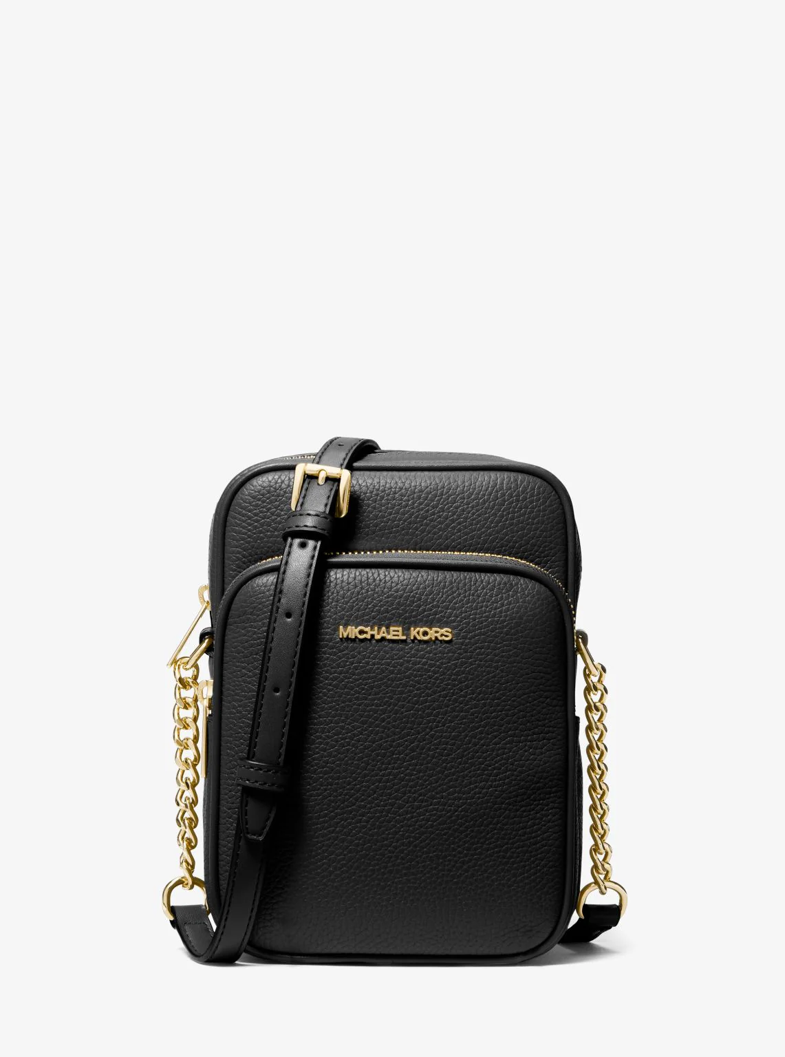 Jet Set Travel Medium Pebbled Leather Crossbody Bag