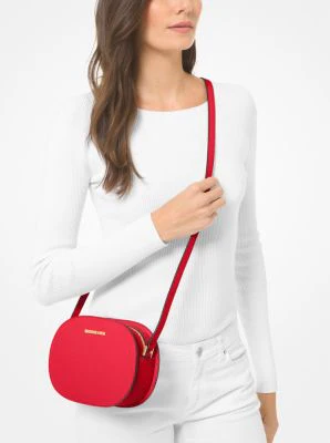 Jet Set Travel Medium Saffiano Leather Crossbody Bag - Image 19