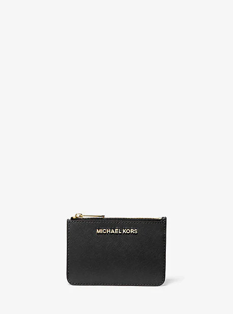 Jet Set Travel Small Saffiano Leather Coin Pouch - Image 11