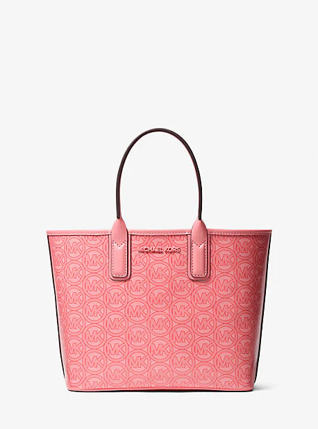 Jodie Small Logo Jacquard Tote Bag