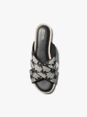 Jolie Logo Jacquard Espadrille Sandal - Image 4