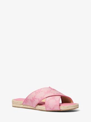 Jolie Logo Jacquard Espadrille Sandal - Image 6
