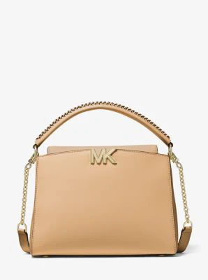 Karlie Medium Leather Satchel - Image 10