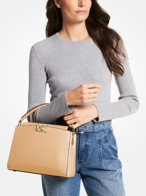 Karlie Medium Leather Satchel - Image 12