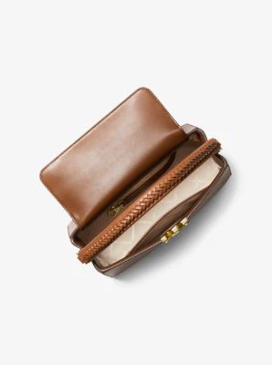 Karlie Medium Leather Satchel - Image 11