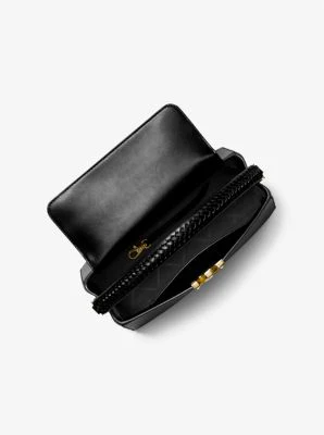 Karlie Medium Leather Satchel - Image 3
