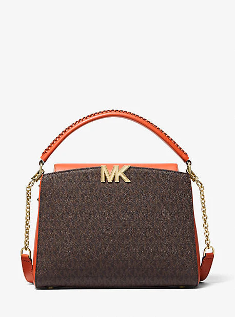 Karlie Medium Logo Satchel - Image 10