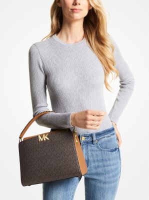 Karlie Medium Logo Satchel - Image 5