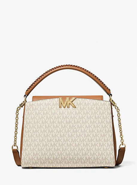Karlie Medium Logo Satchel - Image 6