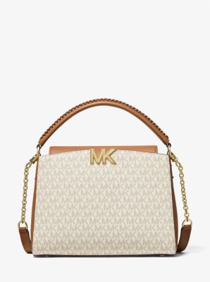 Karlie Medium Logo Satchel - Image 7