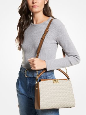 Karlie Medium Logo Satchel - Image 9