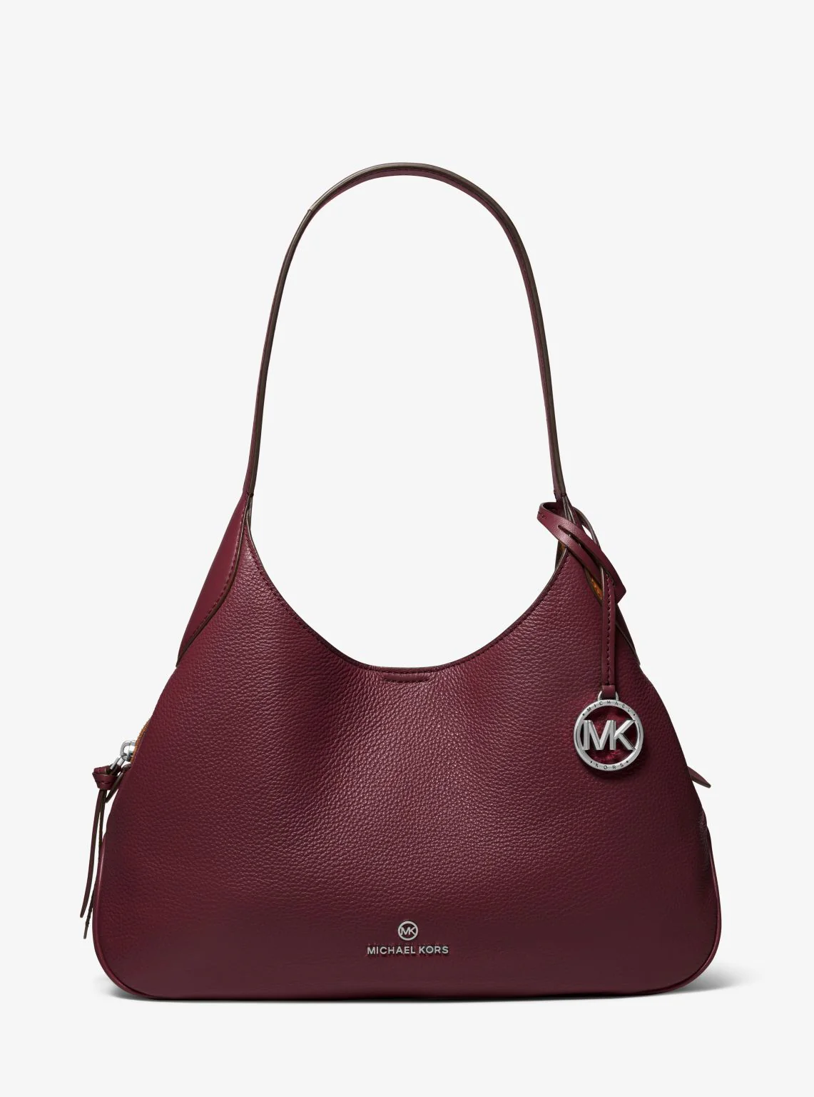 Kelsey Large Pebbled Leather Shoulder Bag - Image 6